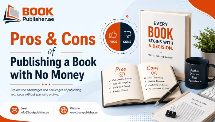 Pros & Cons of Publishing a Book with No Money 2